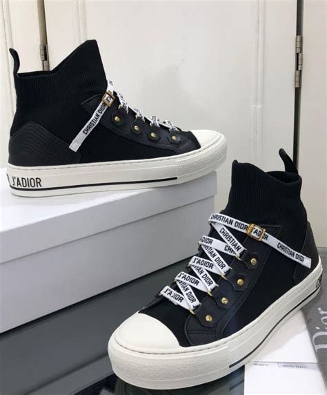 dior black sneakers women's|christian Dior high cut sneakers.